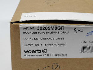 Woertz 30285M8GR Heavy duty terminal 8pcs