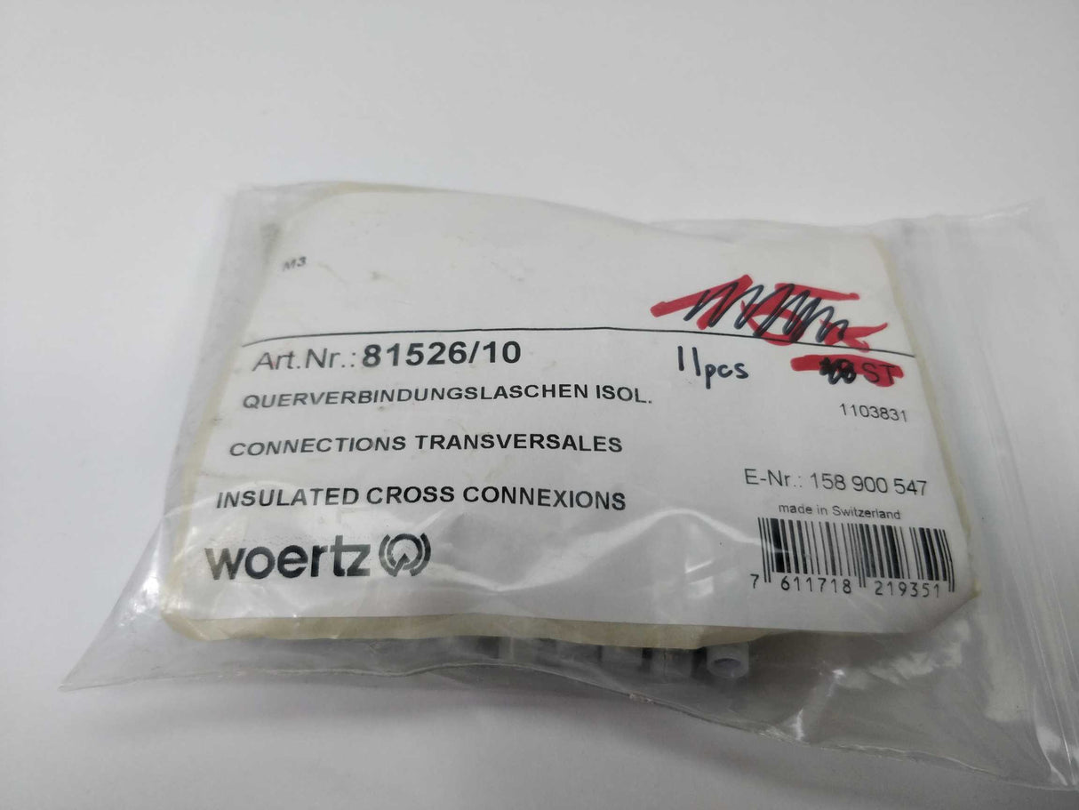 Woertz 81526/10 Cross-connection 10pole 11pcs
