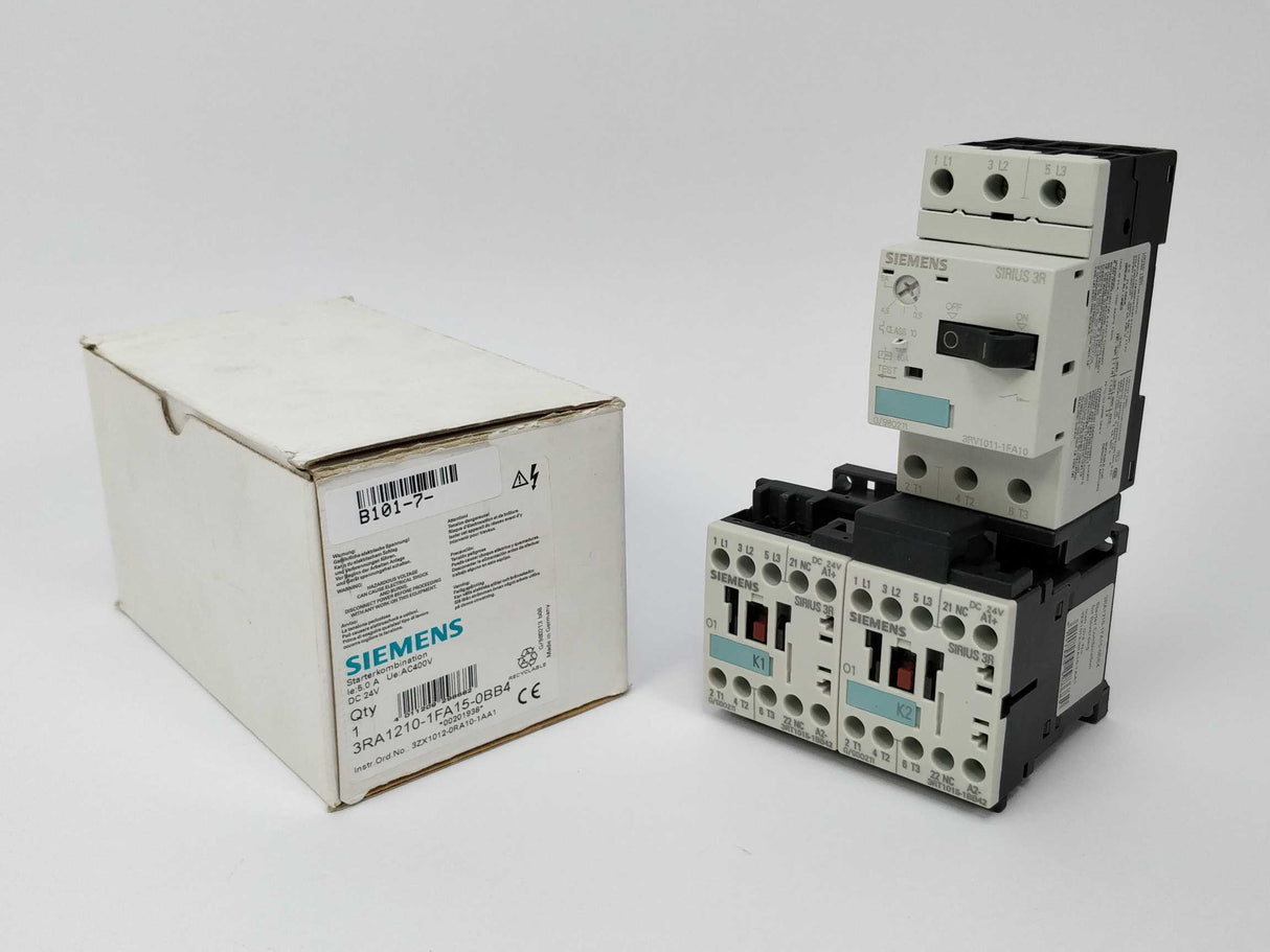 Siemens 3RA1210-1FA15-0BB4  Load feeder 5A 400V