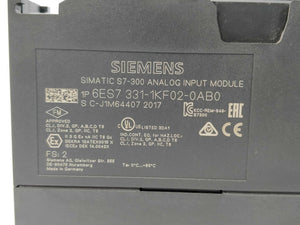 Siemens 6ES7 331-1KF02-0AB0 SIMATIC S7-300 Analog input