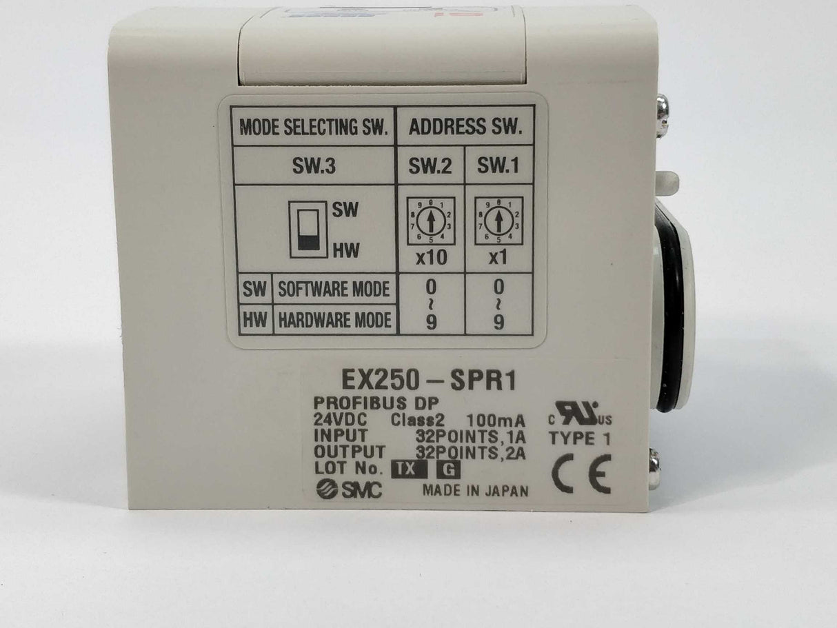 SMC Pneumatics EX250-SPR1 Profibus DP with SV2000-50-2A-C6