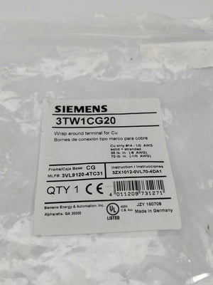Siemens 3TW1CG20 Box terminals 3Pcs