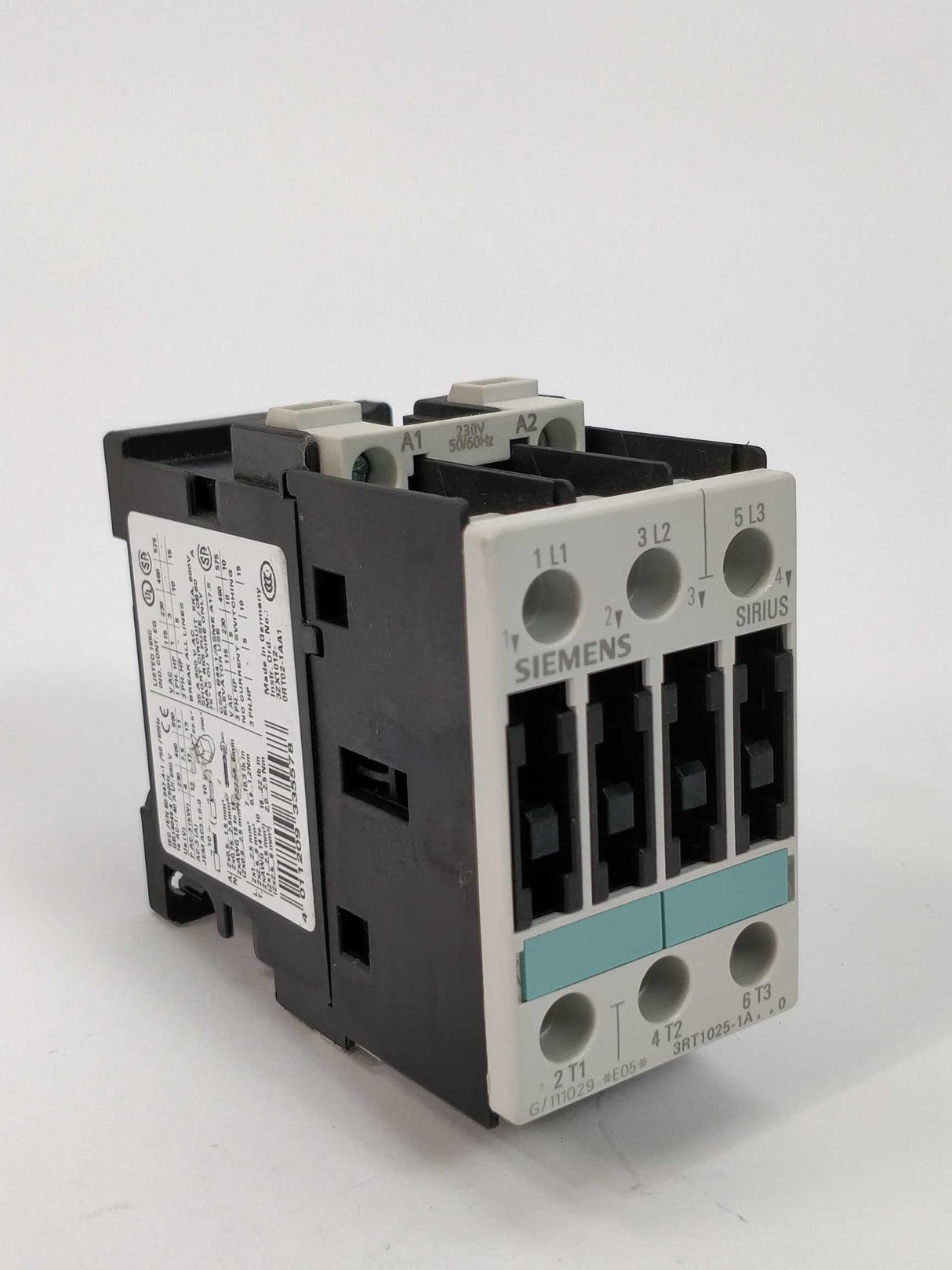 Siemens 3RT1025-1AL20 Power contactor
