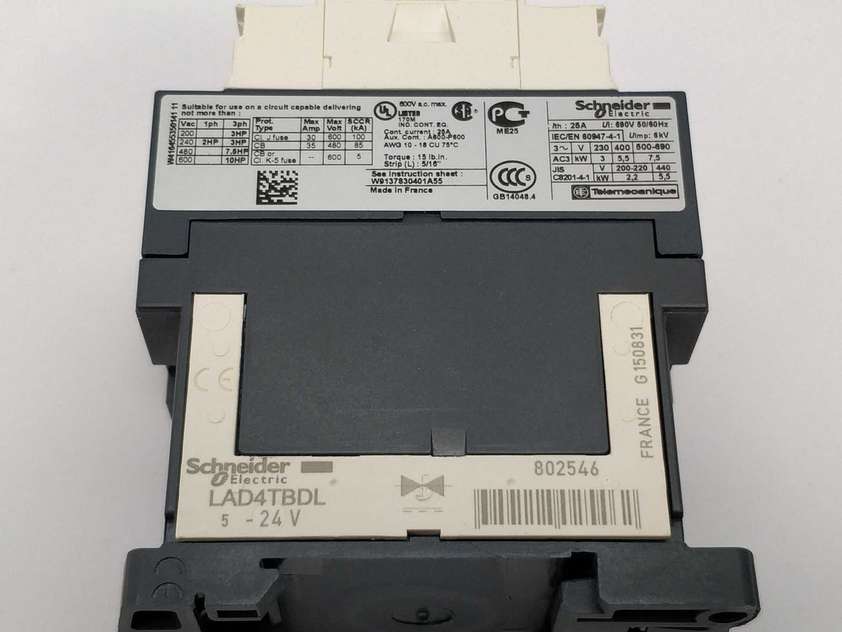 Schneider Electric LC1D12 BL Contactor