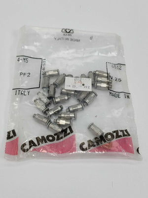 CAMOZZI 6512 4-M5 PF2 Male adapter 25 Pcs