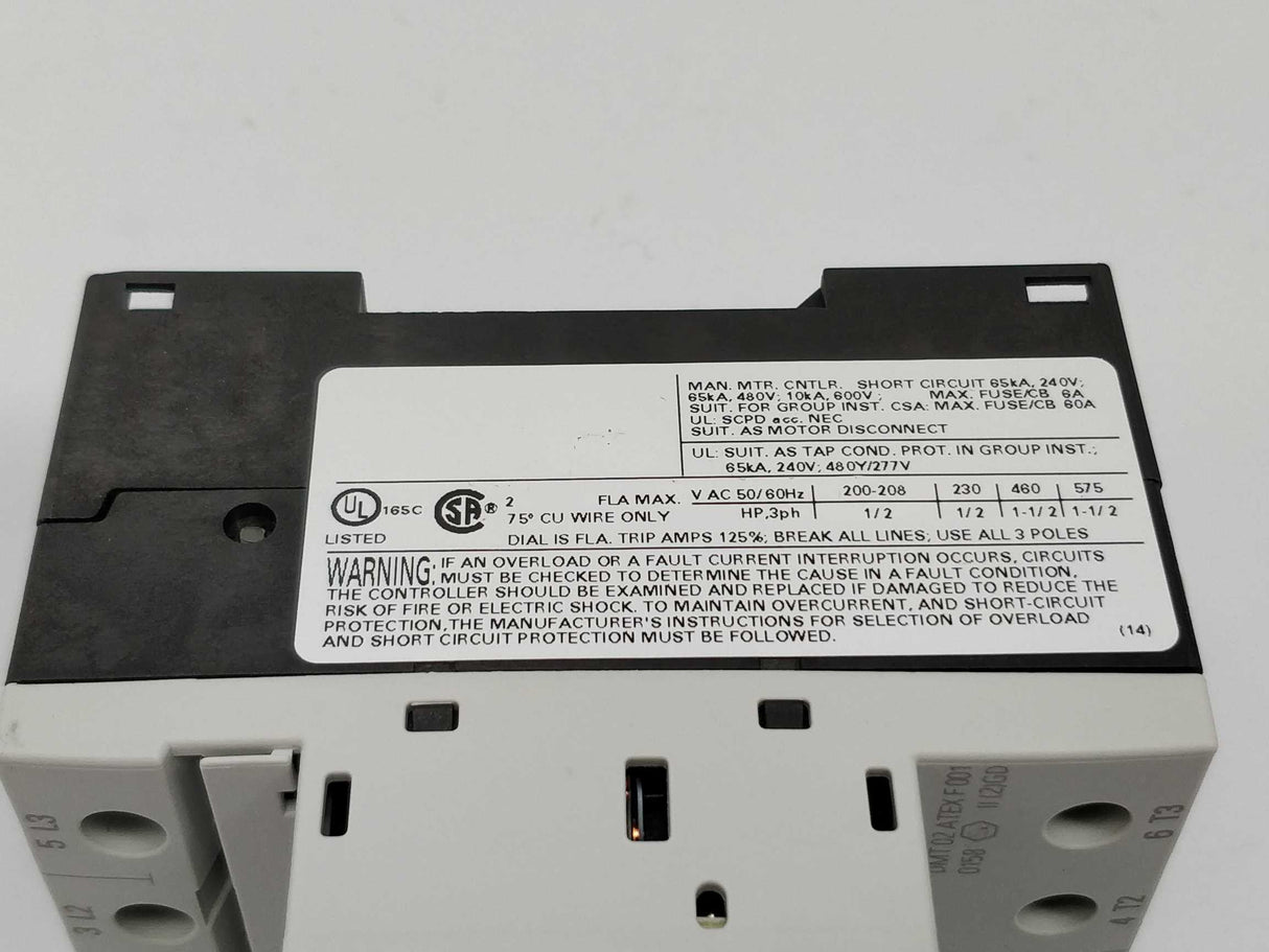Siemens 3RV1011-1BA10 Circuit breaker for motor protection