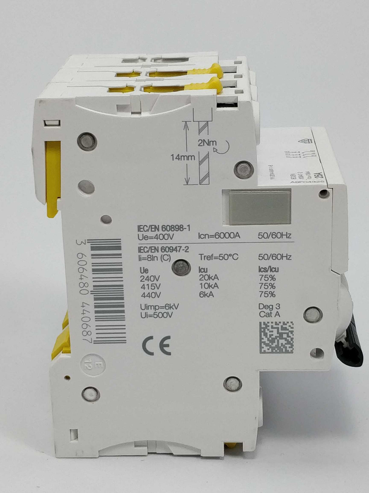 Schneider Electric iC60N C25A Miniature Circuit breaker