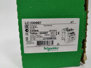 Schneider Electric LC1D09B7 TeSys D contactor