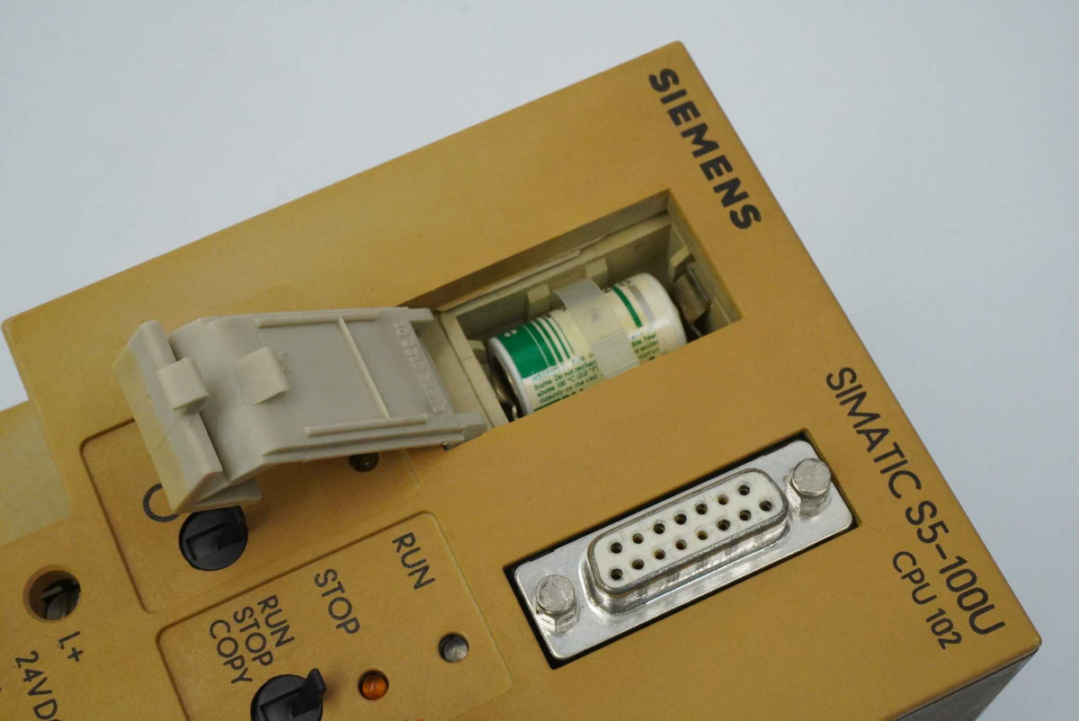 Siemens 6ES5102-8MA02 SIMATIC S5-100U, CPU 102 Central Processing Unit