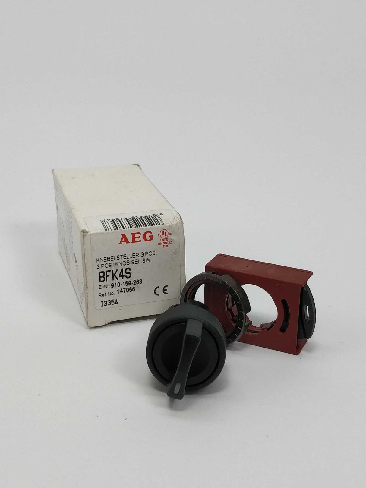 AEG 910-159-263 BFK4S 3 Position Knob Select Switch