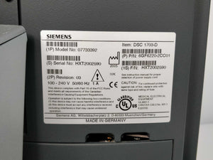 Siemens DSC 1703-D Navigator Medical Display