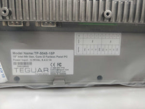 Teguar TP-5045-15P 15'' Intel 6th Gen. Core i3 Fanless PC