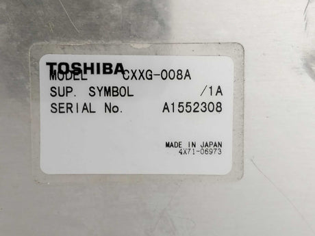 Toshiba CXXG-008A Generator
