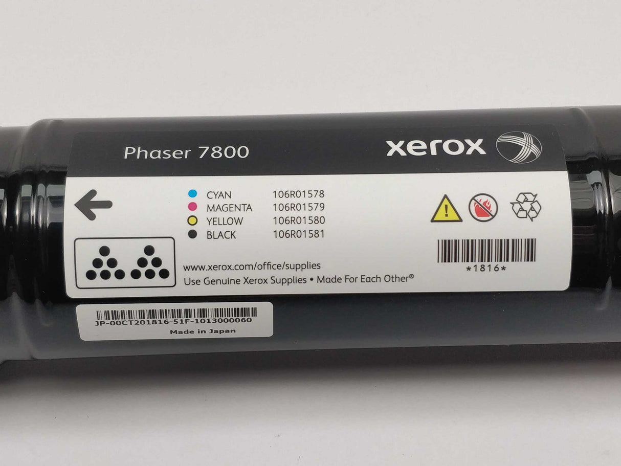 Xerox 106R01581 Phaser 7800 Black Metered Toner Cartridge