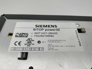 Siemens 6EP1437-2BA00 SITOP power 30 A E05