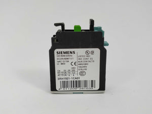 Siemens 3RH1921-1CA01 Front-side auxiliary switch E06 2 Pcs