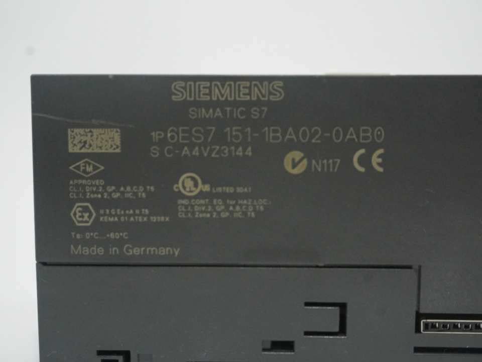 Siemens 6ES7 151-1BA02-0AB0 Simatic S7 Interface Module IM151-1