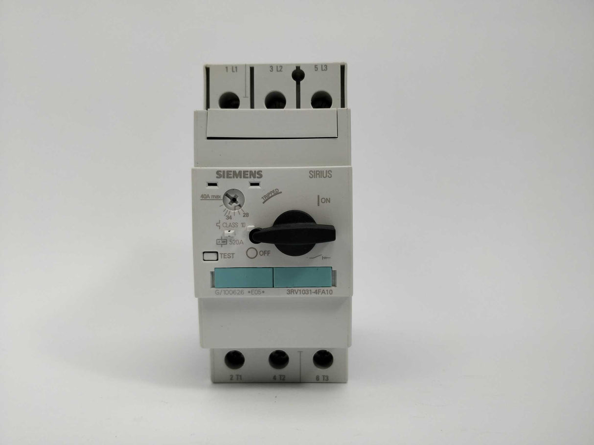 Siemens 3RV1031-4FA10 Circuit breaker 28...40A