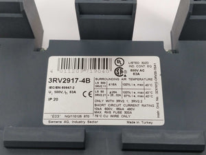 Siemens 3RV2917-4B 3-phase busbar E03