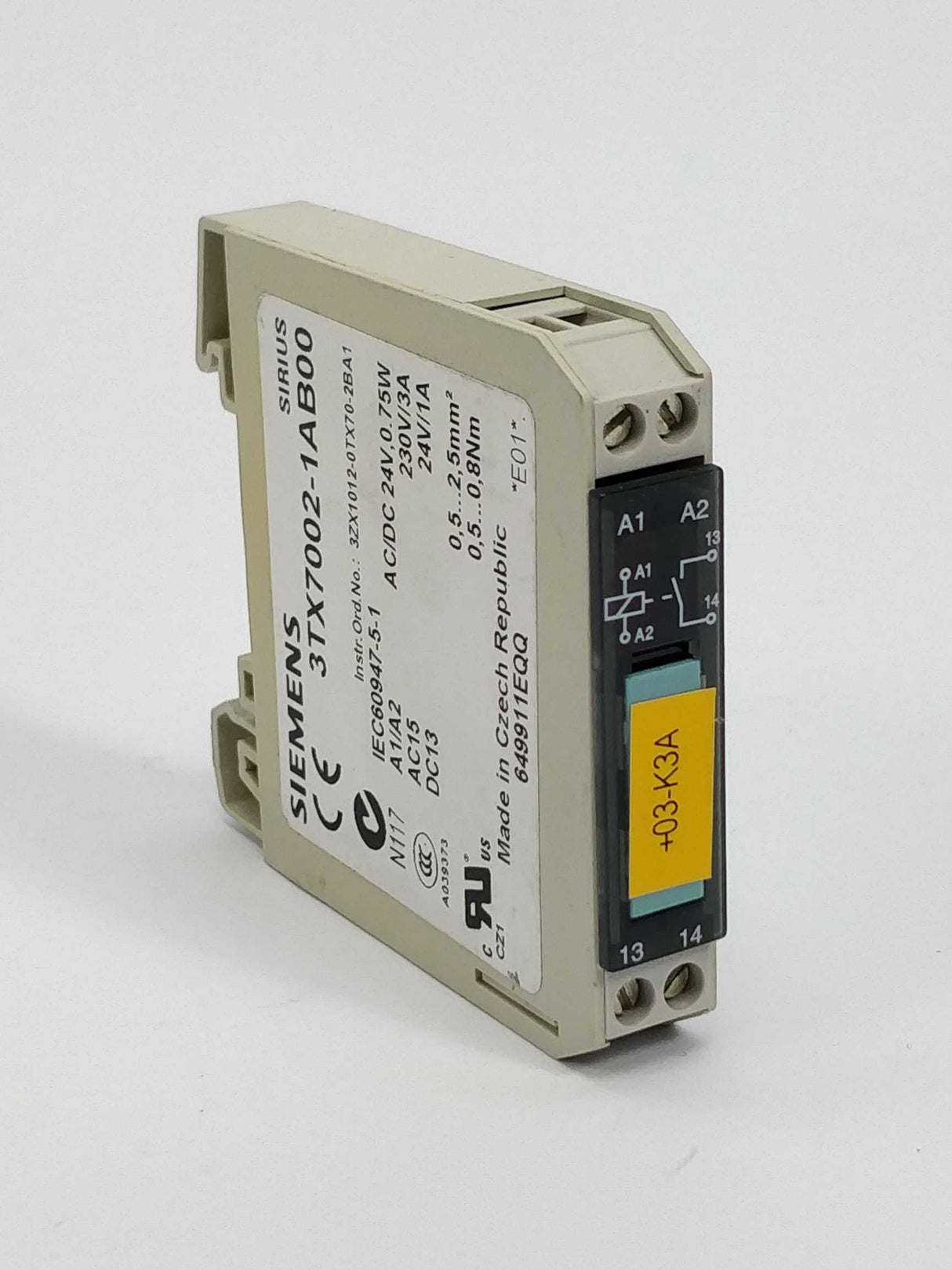 Siemens 3TX7002-1AB00 Output coupling link E01