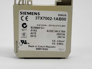 Siemens 3TX7002-1AB00 Output coupling link E01