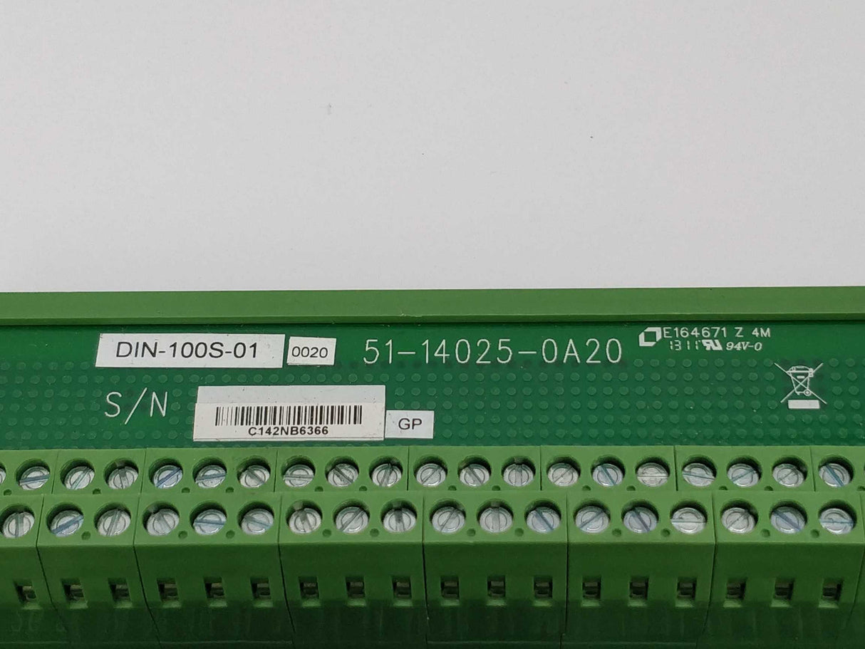 Deca 51-14025-0A20 100pin wiring terminal block