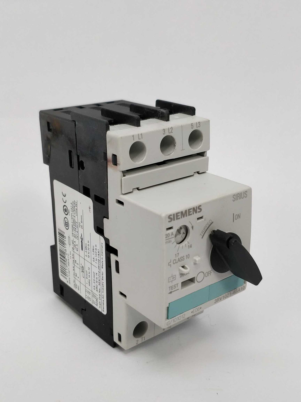 Siemens 3RV1021-4BA10 Circuit breaker