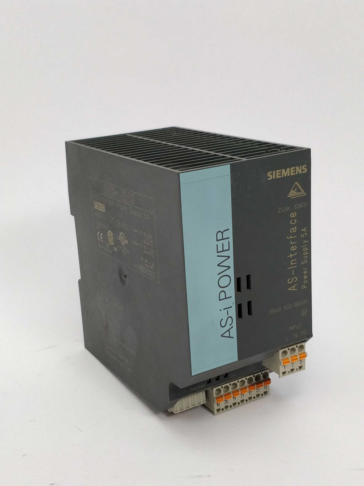 Siemens 3RX9502-0BA00 AS-Interface power supply 5A