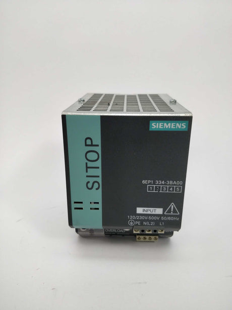 Siemens 6EP1334-3BA00 Sitop modular 24V/ 10A Power Supply