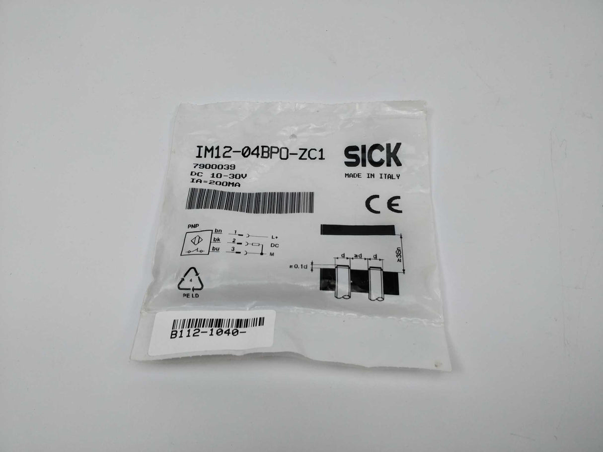 SICK IM12-04BPO-ZC1 Inductive Sensor