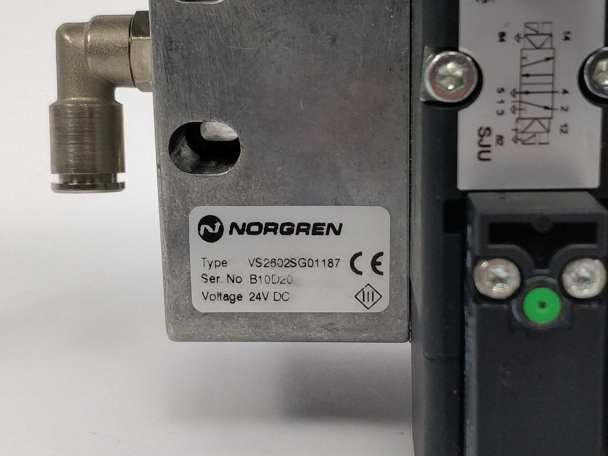 NORGREN VS2602SG01187 with VS26S511DF313A