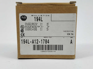 AB 194L-A12-1784 ON-OFF Switch, Ser. A