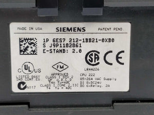 Siemens 6ES7 212-1BB21-0XB0 SIMATIC S7-200, E.2.0