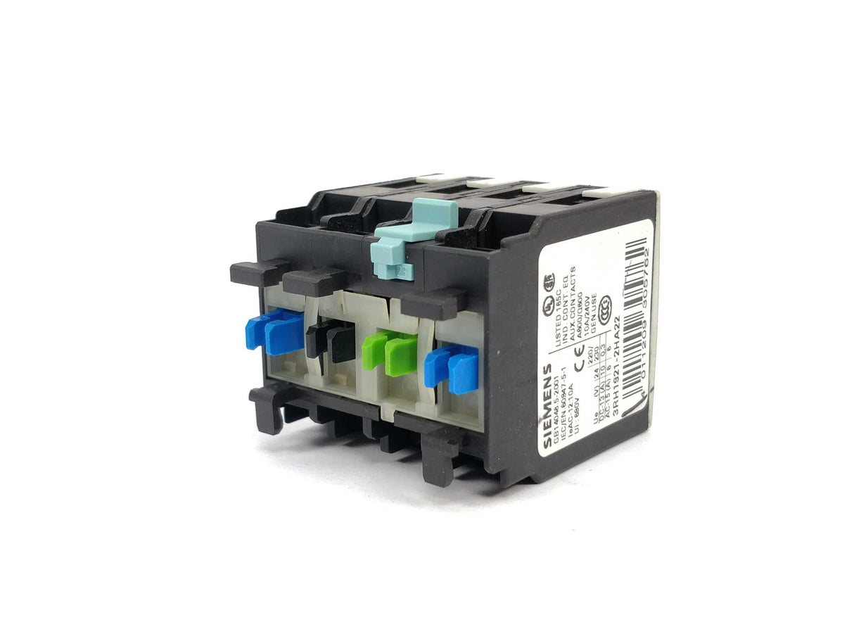 Siemens 3RH1921-2HA22 Auxiliary switch block E06