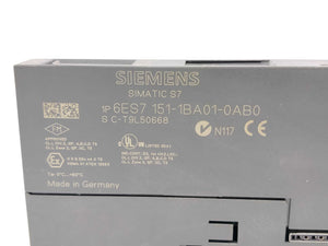 Siemens 6ES7151-1BA01-0AB0 Interface Module ET 200S. E.01