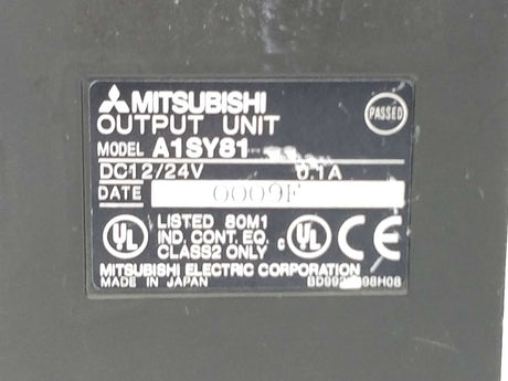 Mitsubishi A1SY81 Output Unit DC 12/24V 0,1 A