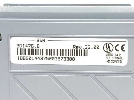 B&R 3DI476.6 DI 476 Digital input module Rev.33.00 24VDC