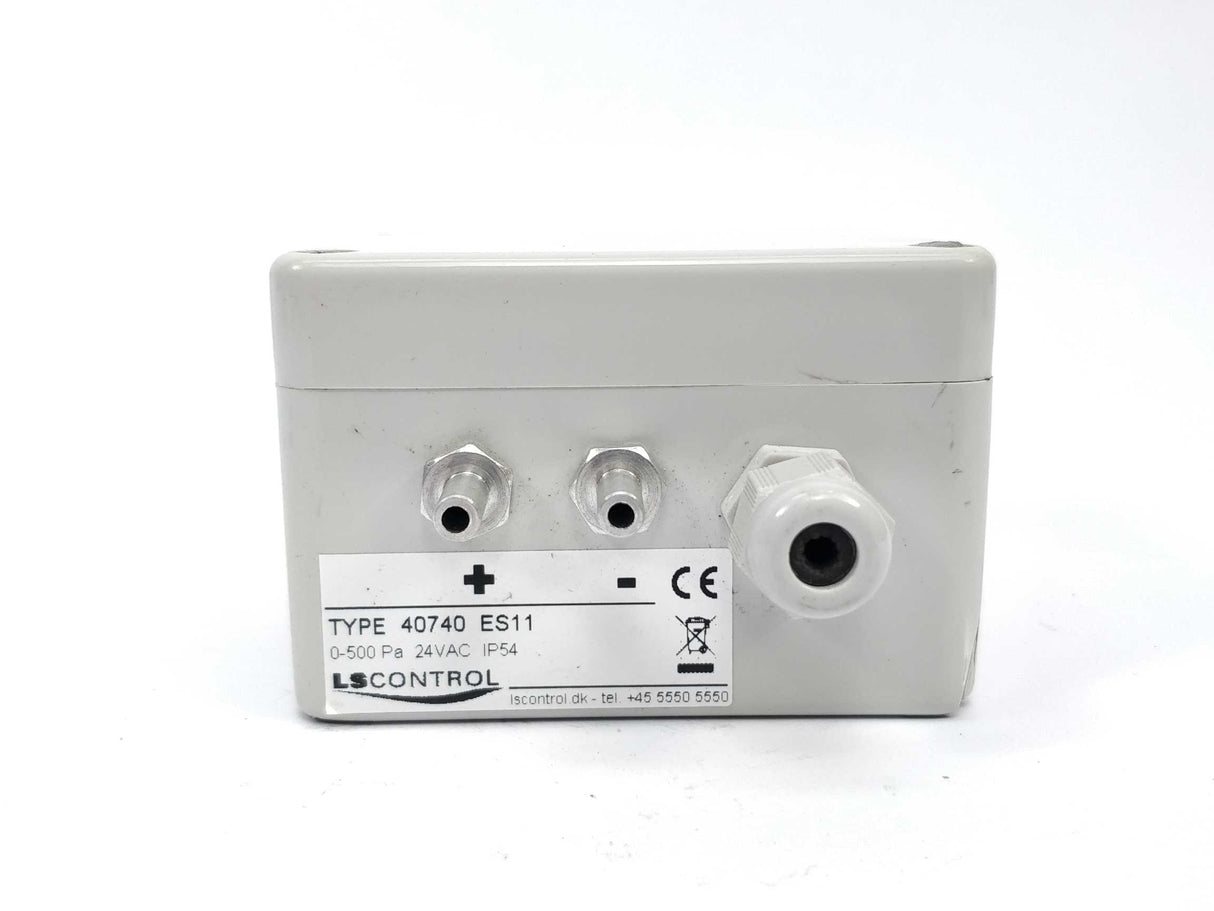 LSCONTROL 40740ES11 Pressure Transducer ES11 0-500Pa 24VAC