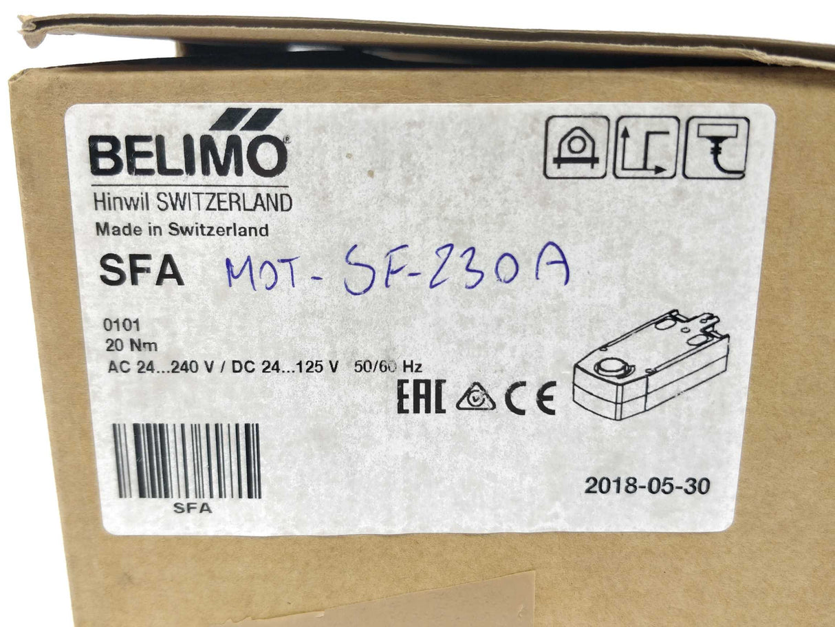Belimo SFA Open/Close Damper Actuator