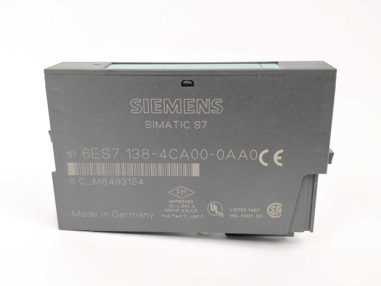 Siemens 6ES7138-4CA00-0AA0 Power module PM-E DC24V E.02