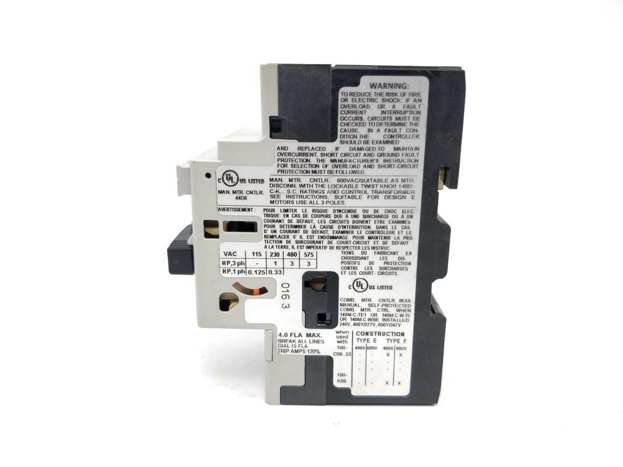 AB 140M-C2E-B40 Circuit Braker Morer Protection Ser. D