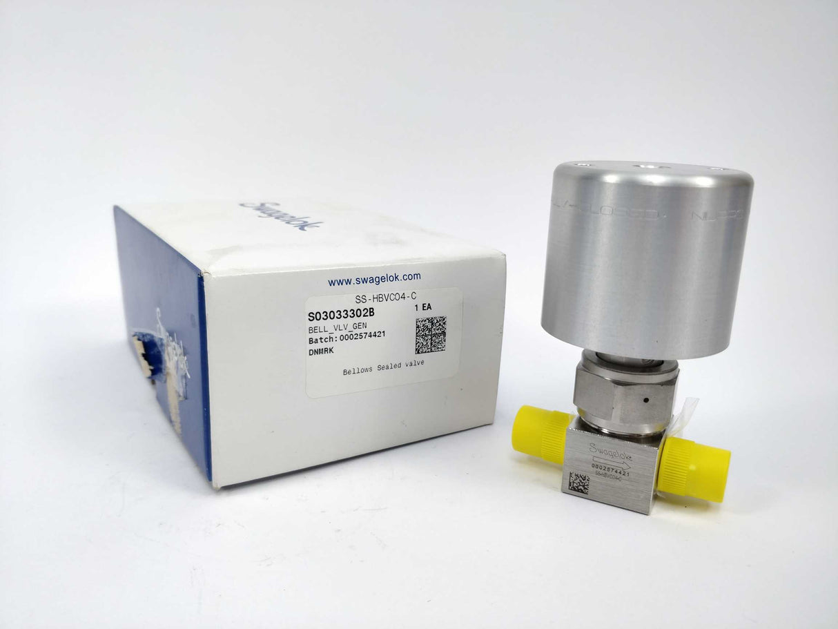 Swagelok SS-HBVC04-C Bellows sealed valve S03033302B