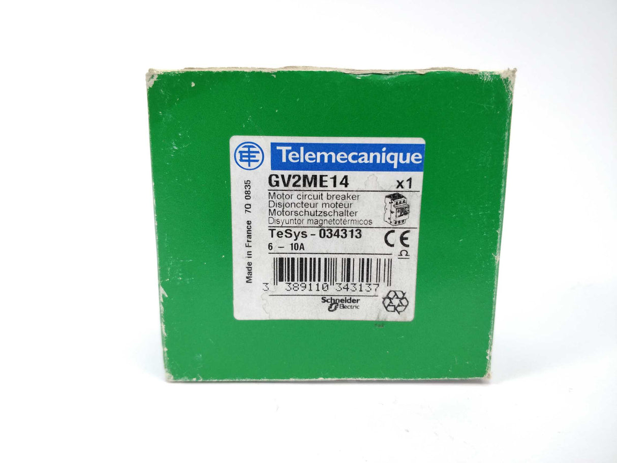 Schneider / Telemecanique GV2ME14 6-10A Circuit breaker 034313