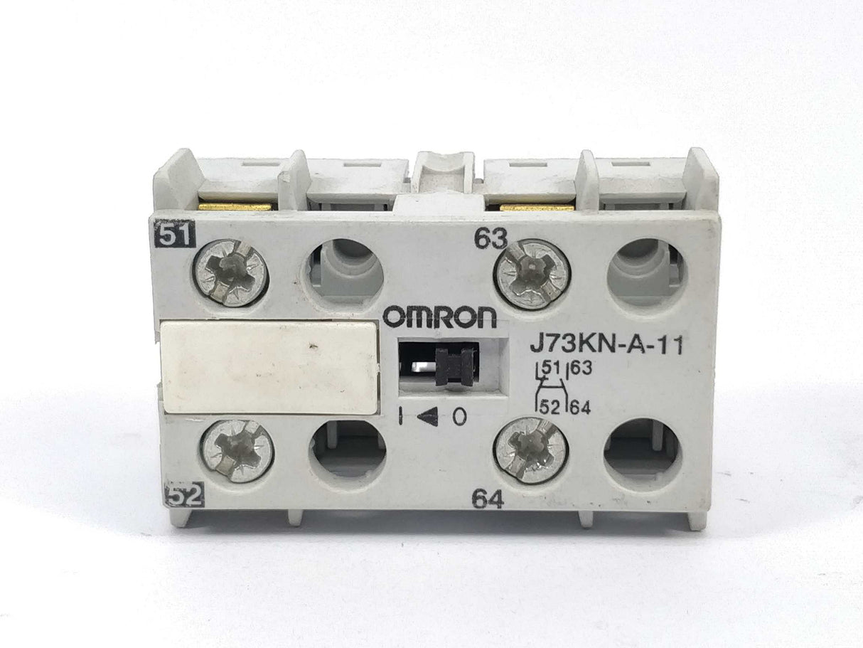 OMRON J73KN-A-11 (J7KNA-AR) Front auxiliary block 10 Pcs.