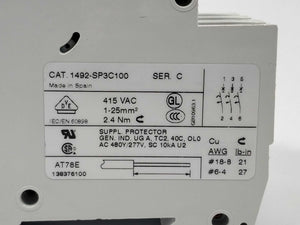 AB 1492-SP3C100 Circuit breaker Ser. C