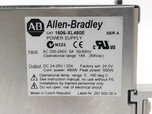 AB 1606-XL480E Power Supply 1606-XL, Ser.A