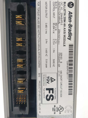 AB 2094-BMP5-S Kinetix 6000 Axis Module, Ser. B