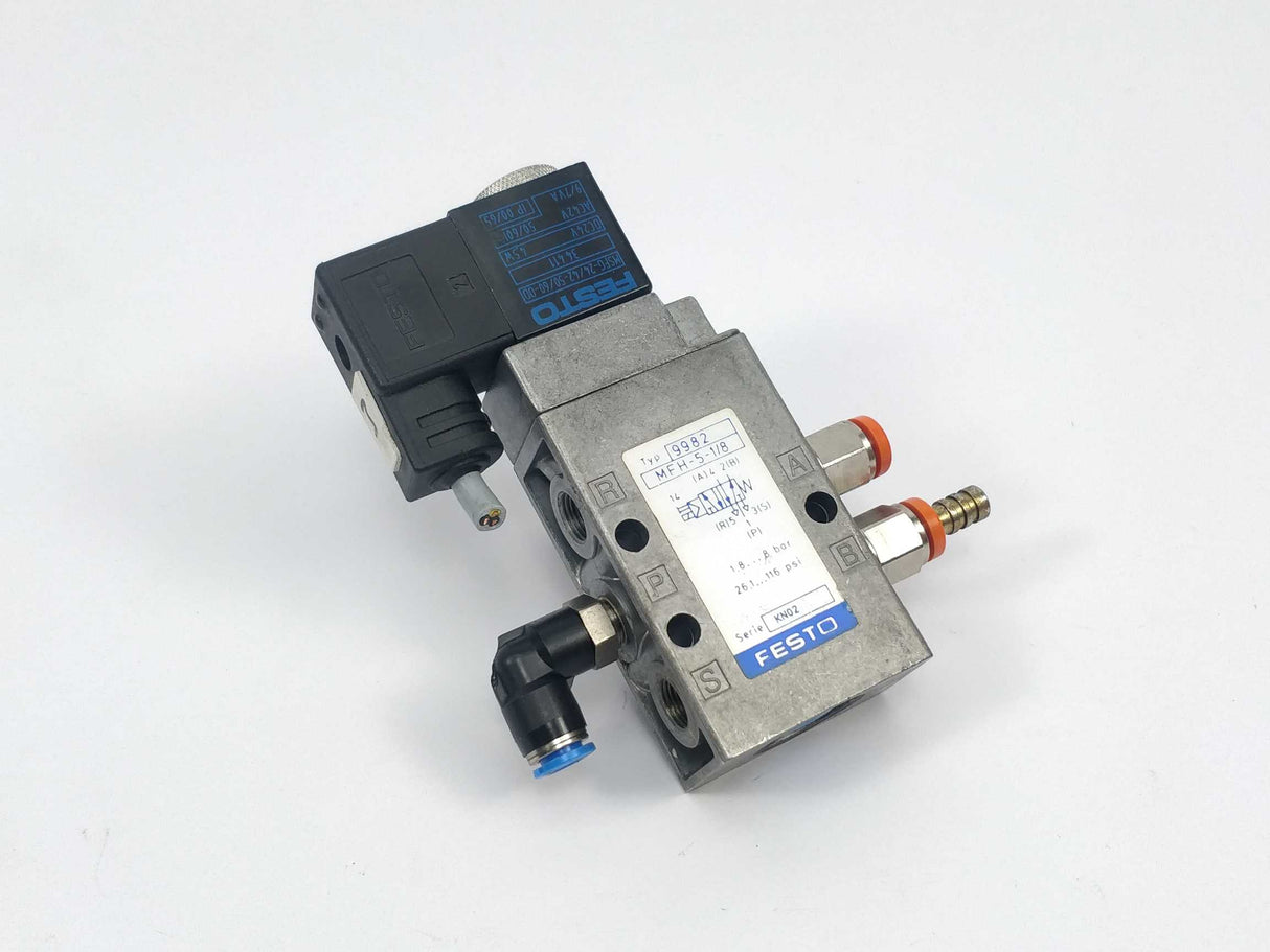 Festo 9982 Solenoid Valve MFH-5-1/8, Ser. Kno2