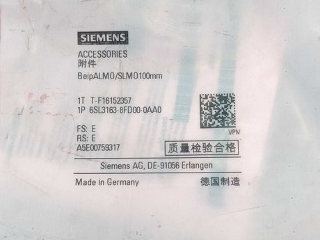Siemens A5E00759317 Accessories for 6SL3163-8FD00-0AA0