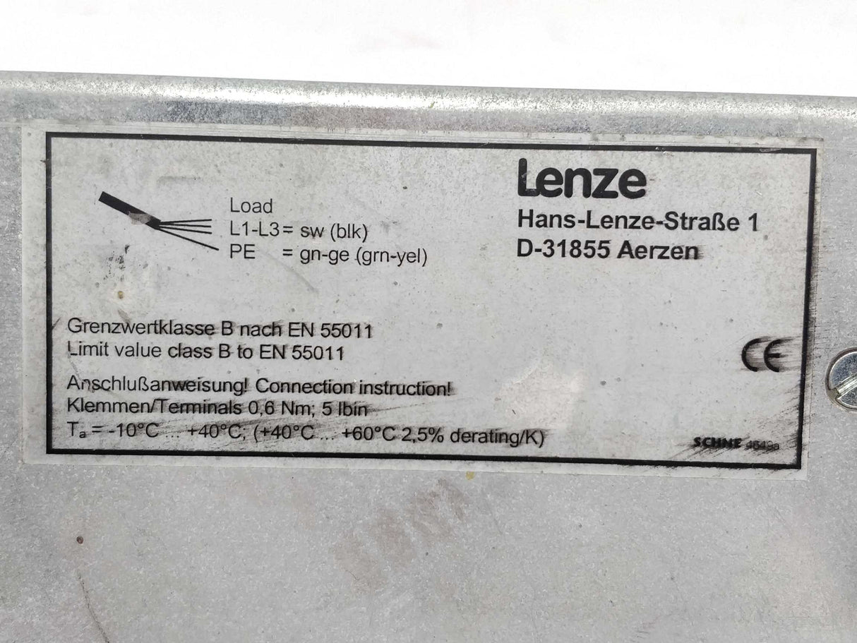 LENZE E82ZZ55234B210 RFI Filter LD 414694